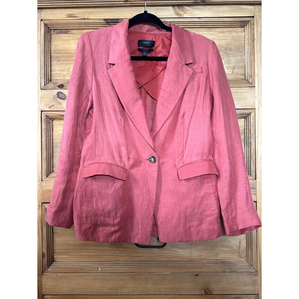 J. Crew Linen‎ Willa Blazer 8